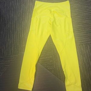 Yellow metallic light n tight NWOT